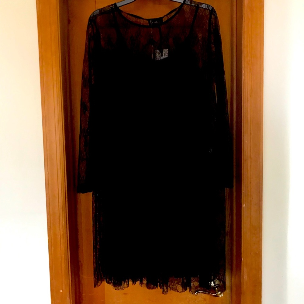 Ottod’Ame Black Lace Nero Dress NWT Made in Italy